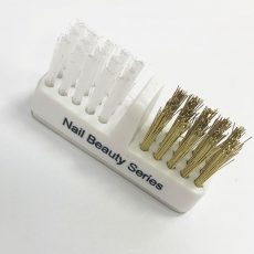 Mini spazzola a 2 facce per punte